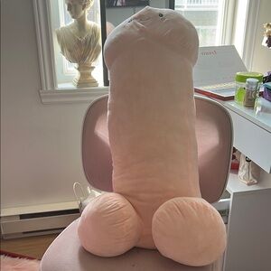 Cute Pink Plush Pillow